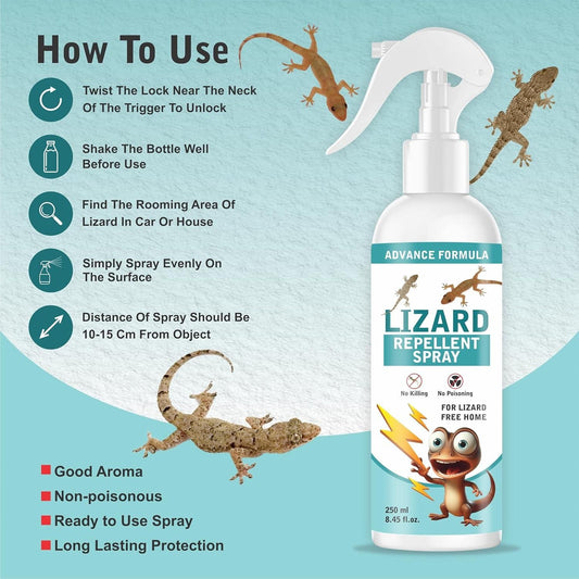 LizardShield Pro+ Natural Lizard Repellent Spray β Twin Pack
