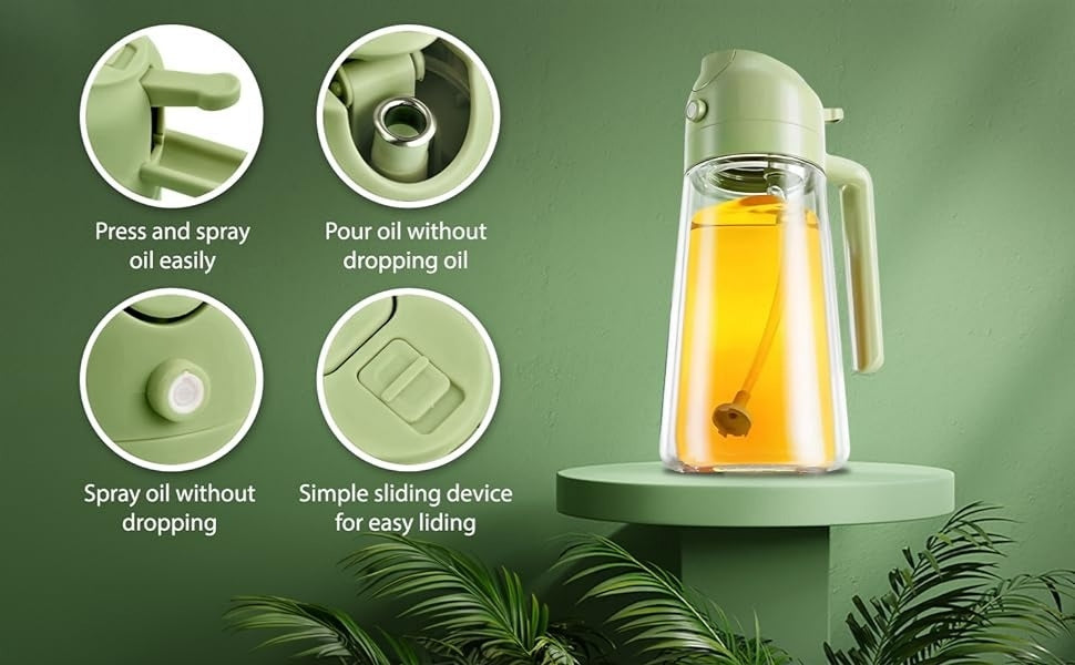 2 in 1 Oil Sprayer cum Dispenser