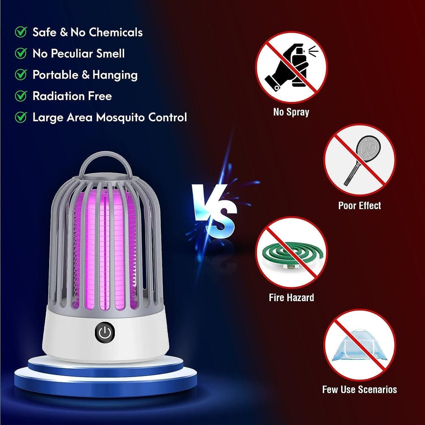 Electric Mosquito Killer LED Lamp