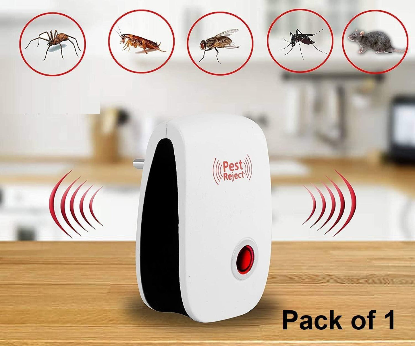 EcoShield Pro: Ultrasonic Pest Repellent Device – Chemical-Free, Safe &amp; Effective Pest Control for Homes, Offices, and More