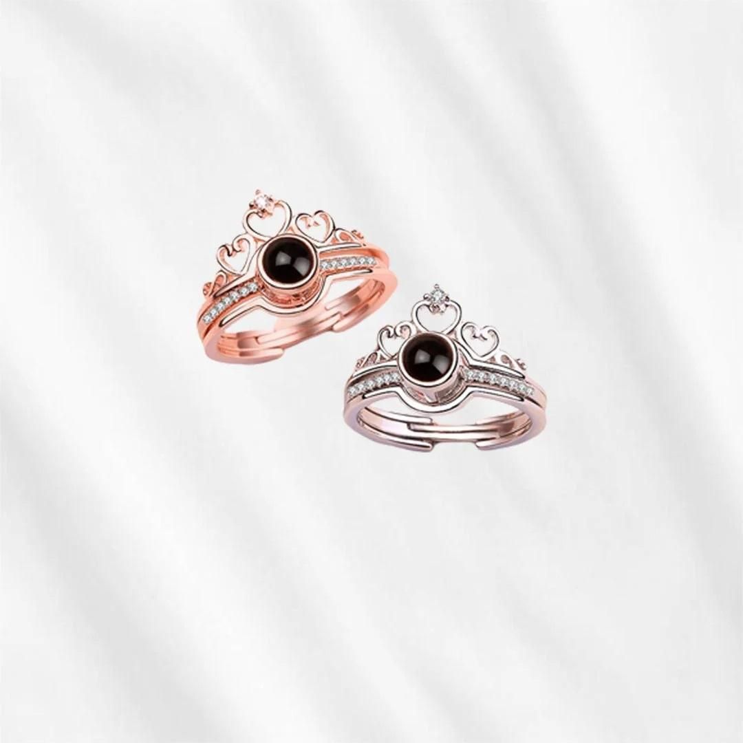 LoveGlow Ring – 'I Love You' in 100 Languages Projection Ring for Her