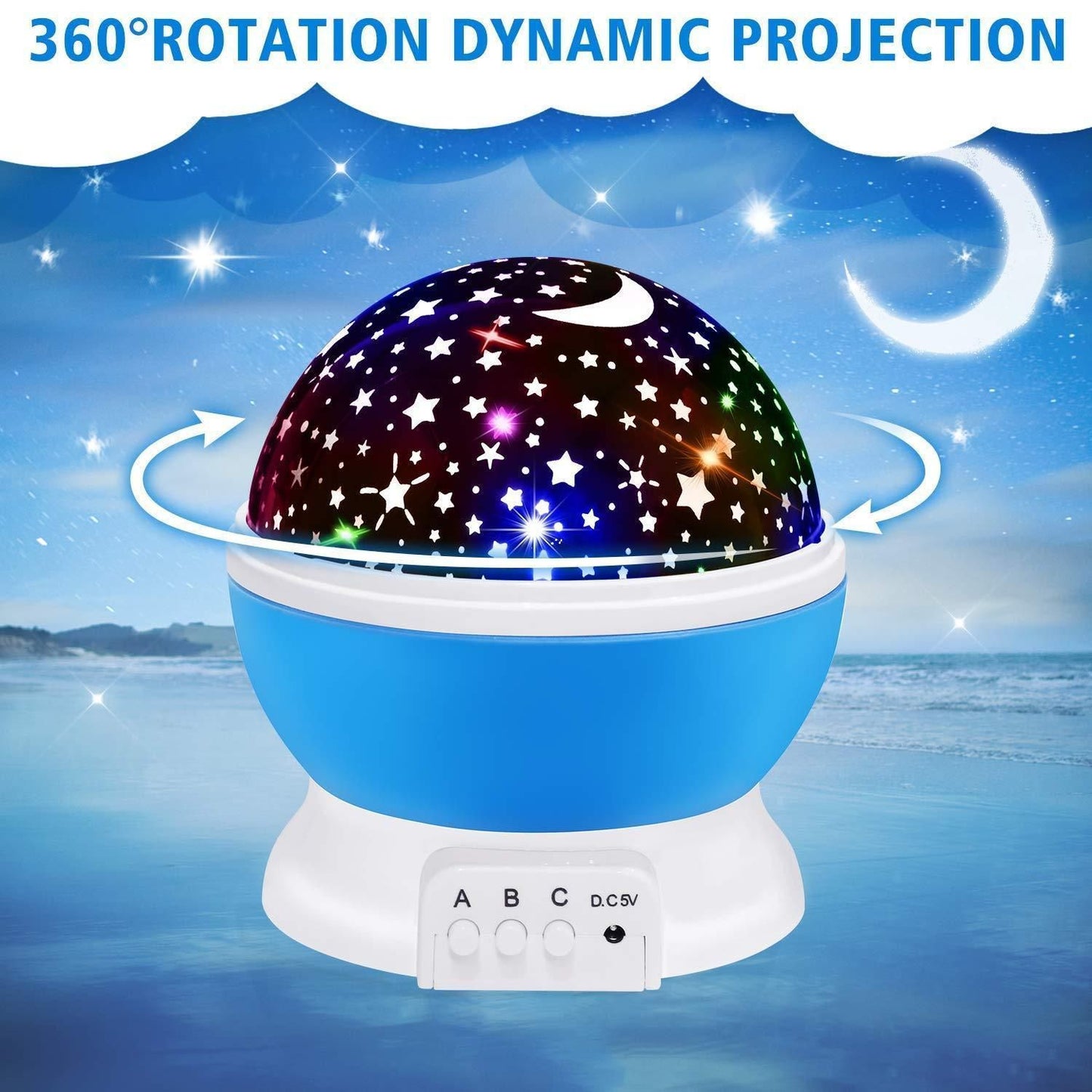 Cosmic Dream Rotating Projection Lamp Pro