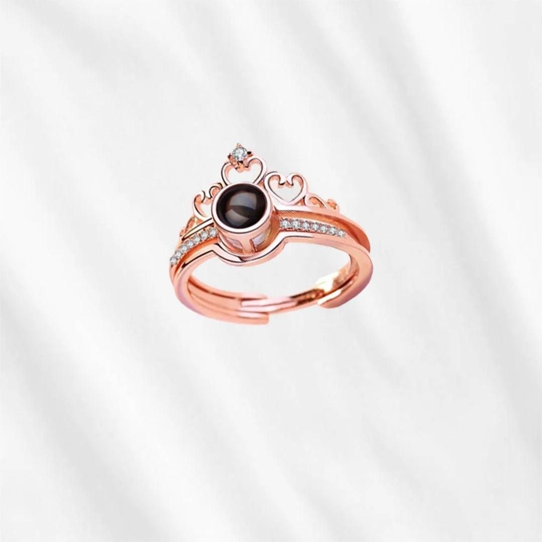 LoveGlow Ring – 'I Love You' in 100 Languages Projection Ring for Her