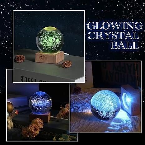 Luminous 3D Galaxy Lamp Ball